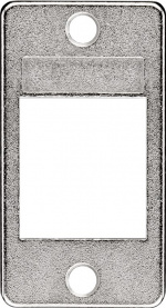 Goobay Keystone-brakett for installasjon av enheter og hus som passer til 19,2 x 14,9 mm Keystone-port