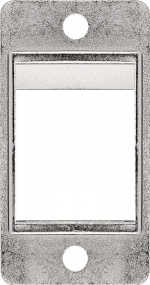 Goobay Keystone-brakett for installasjon av enheter og hus som passer til 19,2 x 14,9 mm Keystone-port