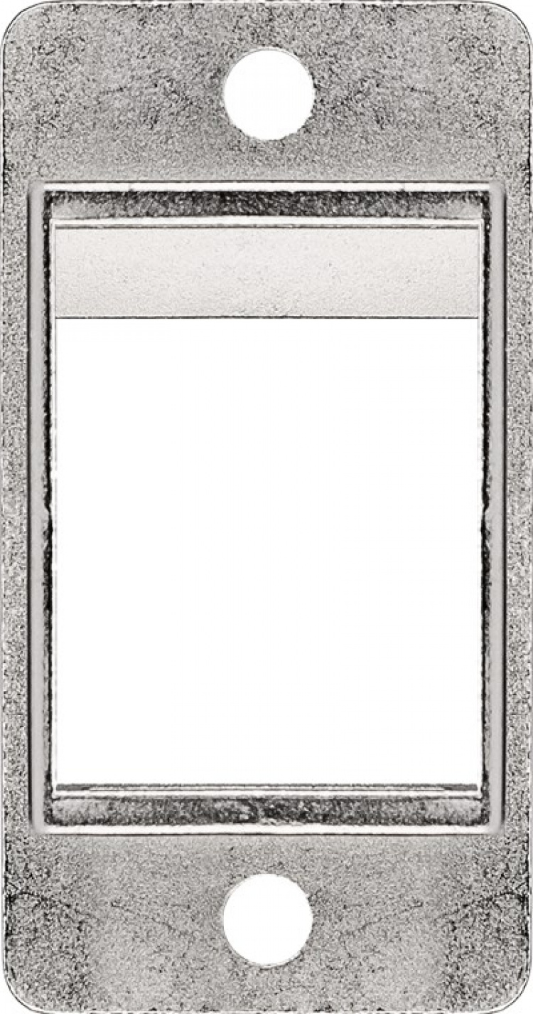 Goobay Keystone-brakett for installasjon av enheter og hus som passer til 19,2 x 14,9 mm Keystone-port