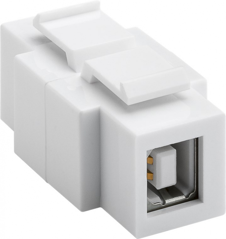 Goobay Keystone-modul, USB, kan monteres i begge ender 16,9 mm bredde, USB 2.0-port (type A) Goobay Keystone-modul, USB, kan monteres i begge ender 16,9 mm bredde, USB 2.0-port (type A)