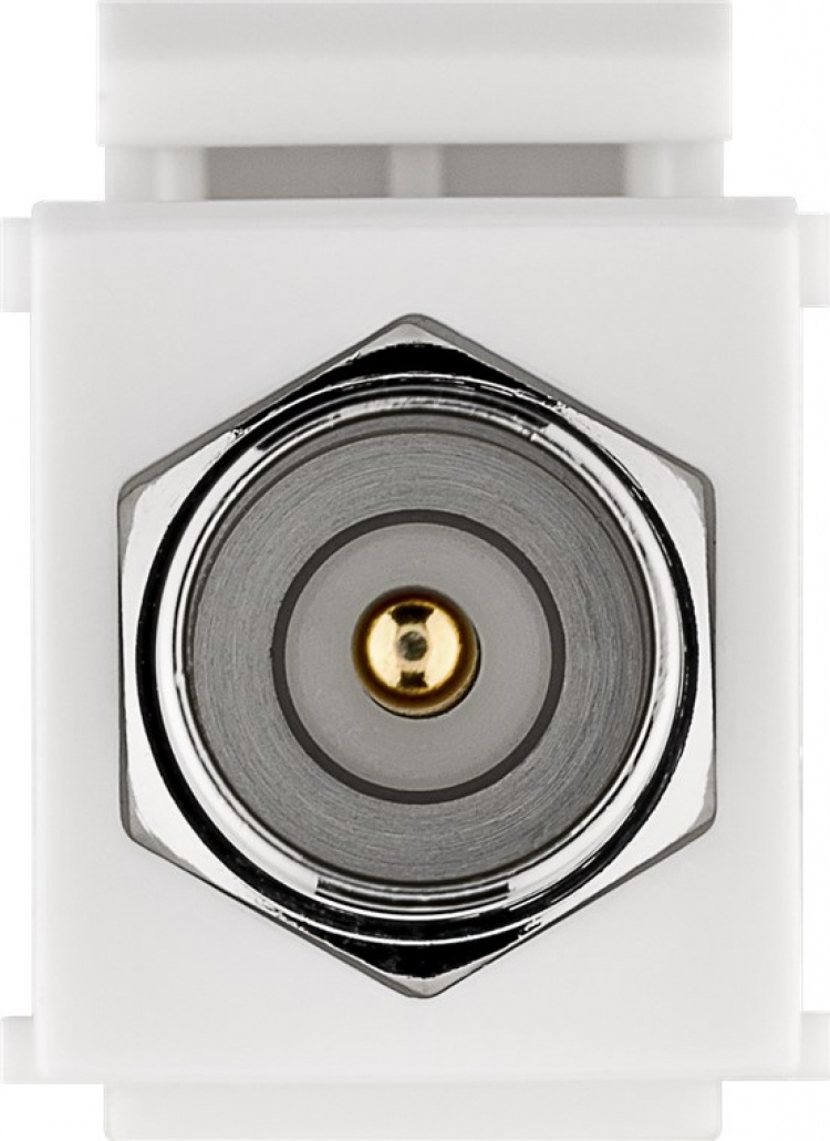 Goobay Keystone-modul, SAT/antenne IEC/koaksialplugg > F-kontakt 90°