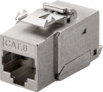 Goobay Keystone-modul RJ45 CAT 6, STP, 250 MHz, 17,0 mm bred, krokodilletype, for verktøyfri IDC-montering, snap-in-system