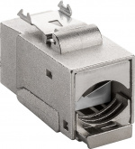 Goobay Keystone-modul RJ45 CAT 6, STP, 250 MHz, 17,0 mm bred, krokodilletype, for verktøyfri IDC-montering, snap-in-system