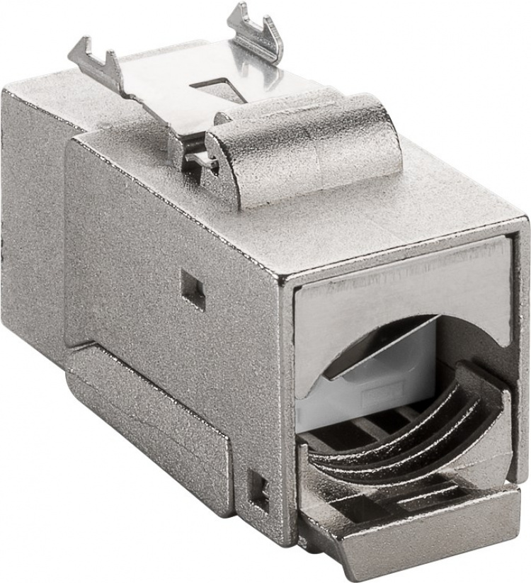 Goobay Keystone-modul RJ45 CAT 6, STP, 250 MHz, 17,0 mm bred, krokodilletype, for verktøyfri IDC-montering, snap-in-system