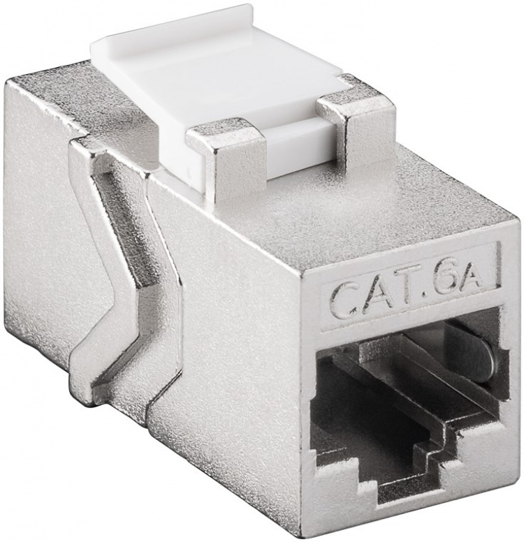Goobay Keystone-modul RJ45-kontakt CAT 6A, STP 14,7 mm bred, 2 stk. RJ45-kontakter (8P8C) Goobay Keystone-modul RJ45-kontakt CAT 6A, STP 14,7 mm bred, 2 stk. RJ45-kontakter (8P8C)