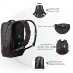 everki Studio (EKP118) Laptop-ryggsekk for maskiner opp til 14,1 tommer / MacBook Pro 15 tommer everki Studio (EKP118) Laptop-ryggsekk for maskiner opp til 14,1 tommer / MacBook Pro 15 tommer