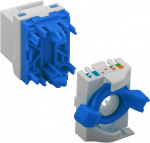 Goobay Keystone-modul RJ45 CAT 6A, UTP 16,7 mm bred, klemlist for IDC-montering (uten verktøy), roterbart feste