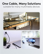 Goobay Netttilkoblingskabel Sveits, 1,8 m, svart Sveitsisk støpsel (type J, SEV 1011) > stikkontakt C5