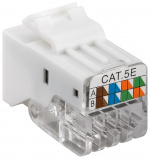 Goobay Keystone-modul RJ45 CAT 5e, UTP, 100 MHz 18,11 mm bred, RJ45-kontakt (8P8C), snap-in-system