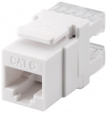 Goobay Keystone-modul RJ45 CAT 6, UTP, 250 MHz, 16,7 mm bred, RJ45-kontakt (8P8C).
