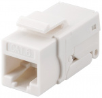 Goobay Keystone-modul RJ45 CAT 6, UTP, 250 MHz 16,2 mm bred, klemlist for IDC-montering (uten verktøy), snap-in-system Goobay Keystone-modul RJ45 CAT 6, UTP, 250 MHz 16,2 mm bred, klemlist for IDC-montering (uten verktøy), snap-in-system