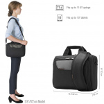 everki Advance (EKB407NCH11) Laptop-veske for iPad / nettbrett / Ultrabook til 11,6 tommer