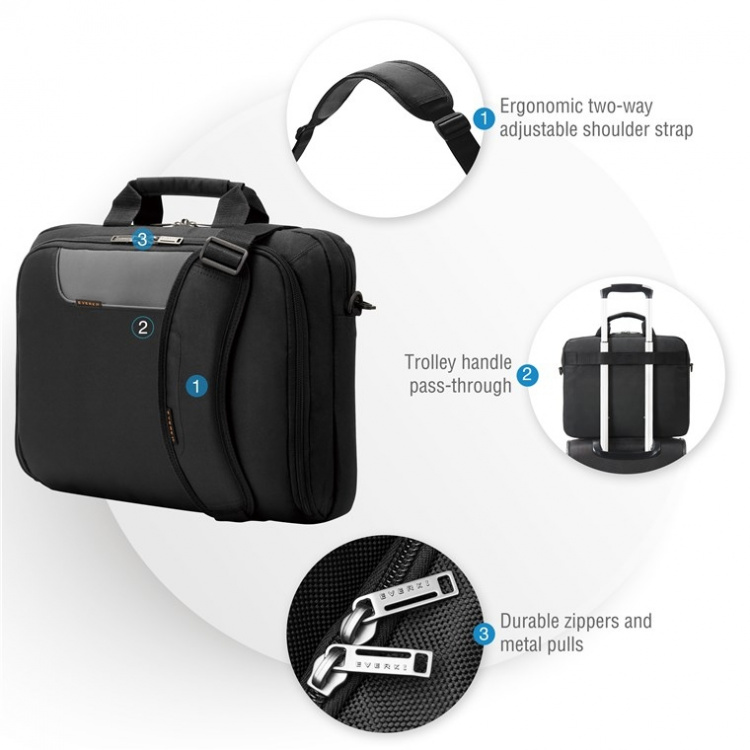 everki Advance (EKB407NCH11) Laptop-veske for iPad / nettbrett / Ultrabook til 11,6 tommer