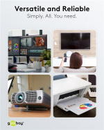 Goobay Tilkoblingskabel for kalde apparater, 3 m, svart Jordingsstift (type F, CEE 7/7) > Stikkontakt C13 (tilkobling av kaldt apparat)