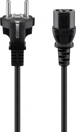 Goobay Tilkoblingskabel for kalde apparater, 5 m, svart Jordingsstift (type F, CEE 7/7) > Stikkontakt C13 (tilkobling av kaldt apparat) Goobay Tilkoblingskabel for kalde apparater, 5 m, svart Jordingsstift (type F, CEE 7/7) > Stikkontakt C13 (tilkobling av kaldt apparat)