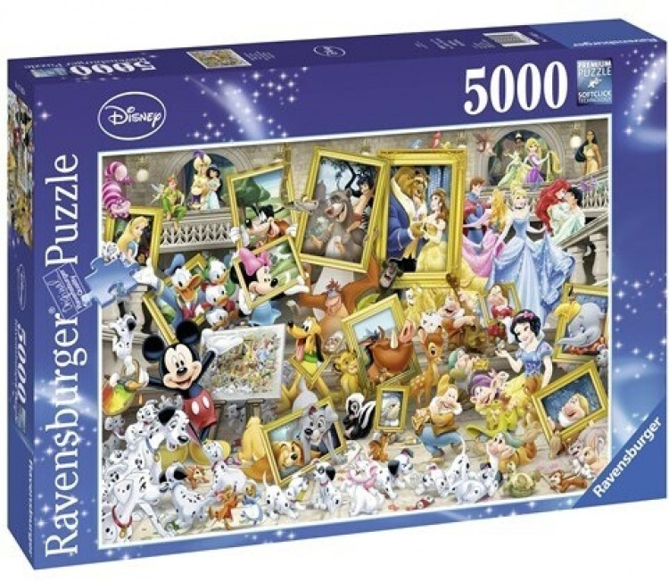 Disney Disney Ravensburger puslespill med flere tegn, 5000 brikker