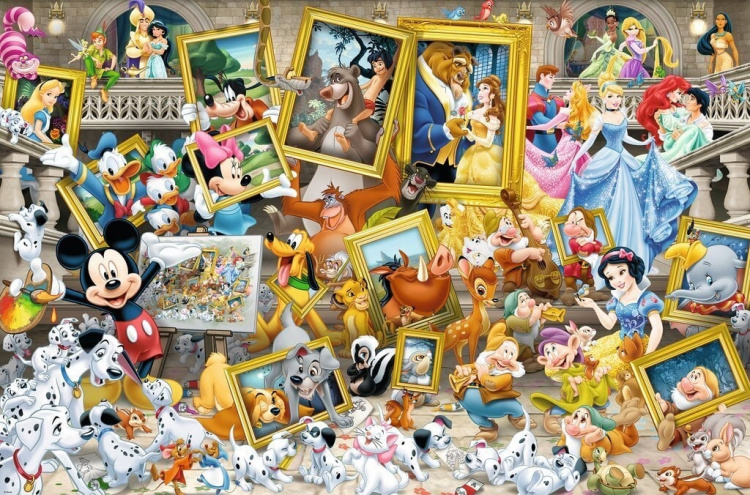 Disney Disney Ravensburger puslespill med flere tegn, 5000 brikker
