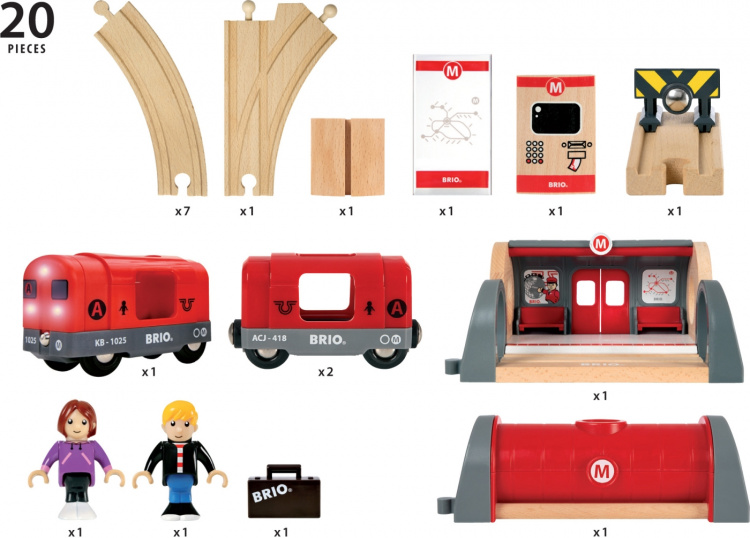 Brio Verden 33513 - T-banesett