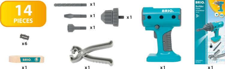 Brio Builder 34600 - Batteridrevet skrutrekker