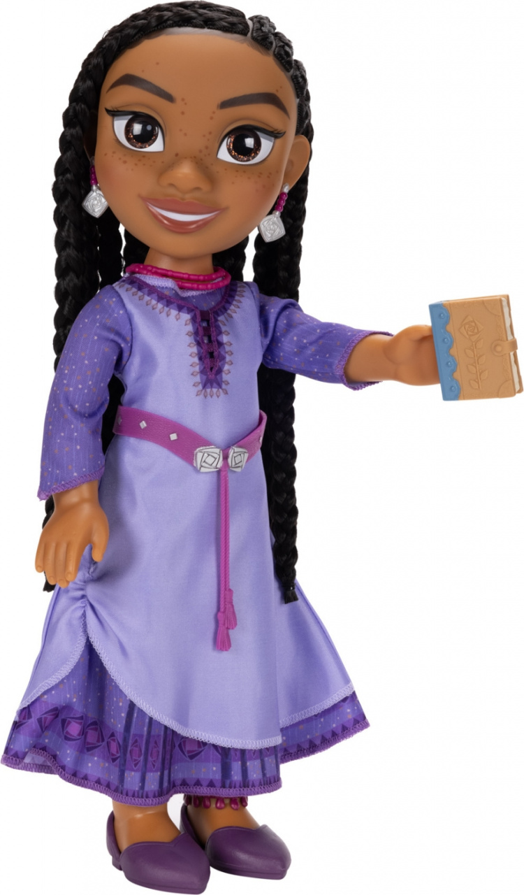 Disney WISH - Asha dukke 38cm, Lilla