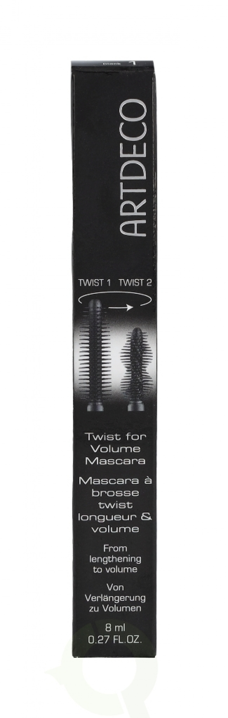 Artdeco Twist For Volume Mascara 8 ml #1 Black