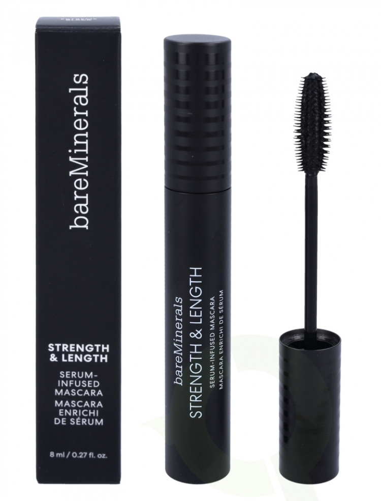 bareMinerals Strenght & Lenght Serum-infundert maskara 8 ml svart