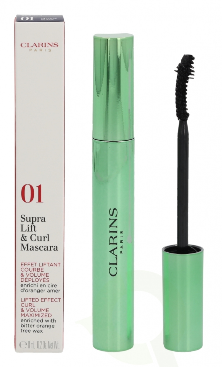 Clarins Supra Volume Mascara 8 ml #01 Intense Black - Lift & Curl