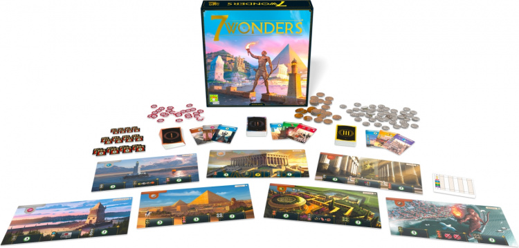 7 Wonders Nordic V2 - brettspill