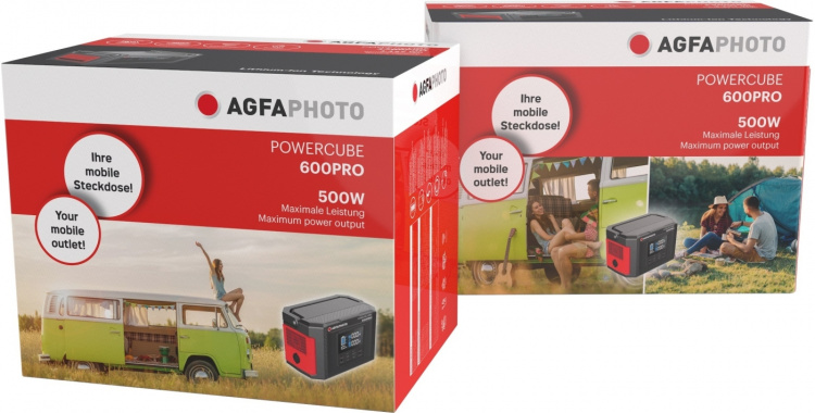 AgfaPhoto Powercube 600Pro kraftstasjon AgfaPhoto Powercube 600Pro kraftstasjon