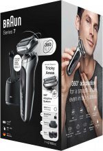 Braun Series 7 71-S7500cc - barbermaskin med rengjøringsstasjon