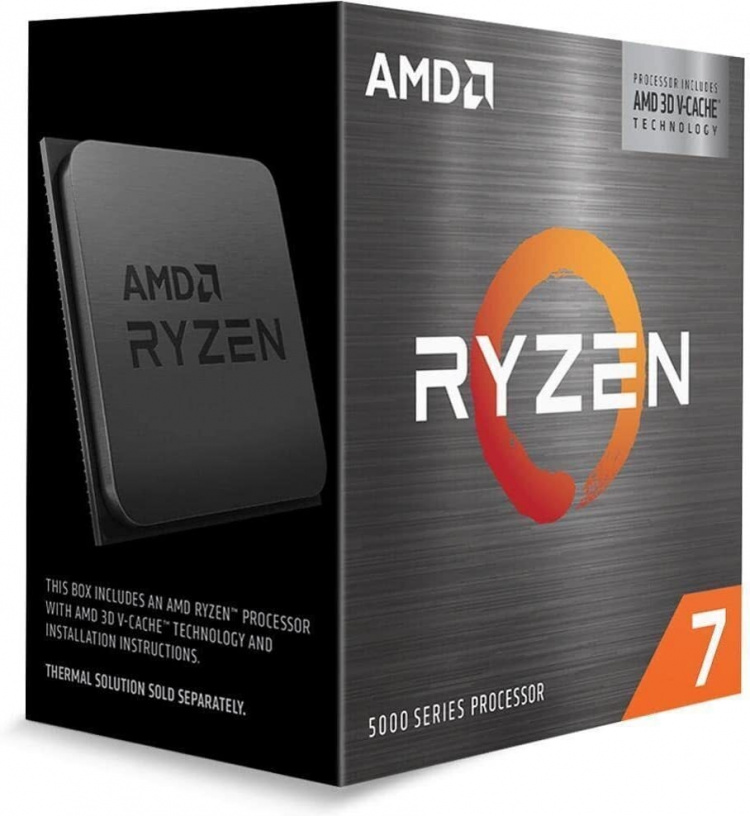 AMD Ryzen 7 5800X3D -prosessor AM4 -sockel