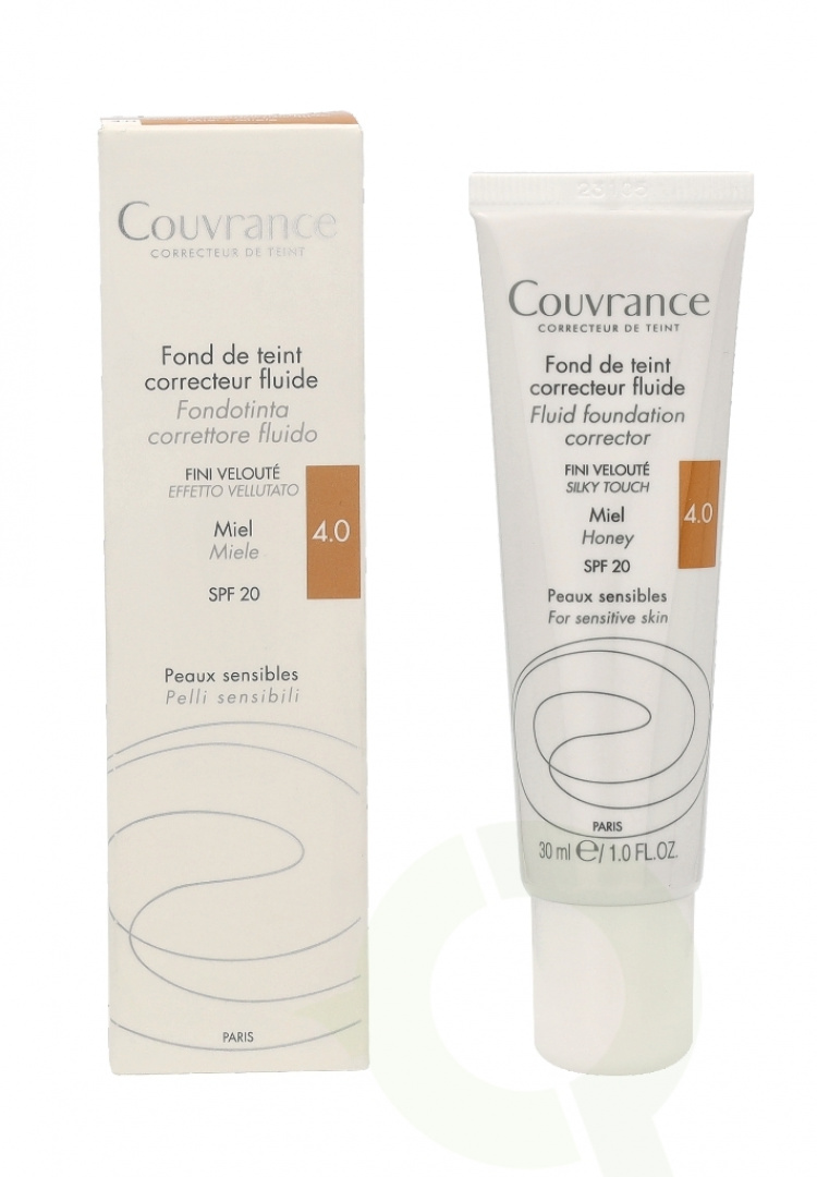 Avene Couvrance Fluid Foundation Corrector SPF20 30 ml #4.0 Honey
