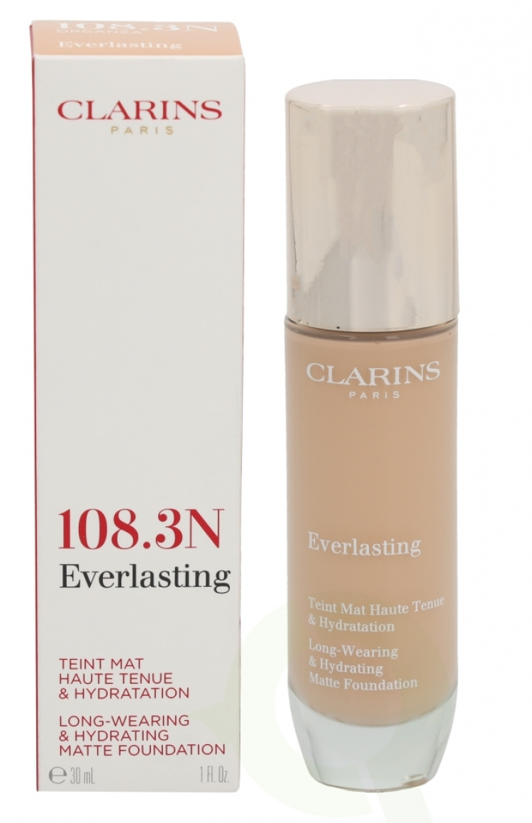Clarins Everlasting Long-Wearing Matte Foundation 30 ml 108.3N Organza
