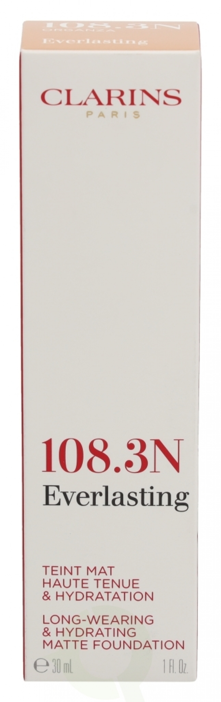 Clarins Everlasting Long-Wearing Matte Foundation 30 ml 108.3N Organza