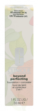 Clinique Beyond Perfecting Foundation + Concealer 30 ml CN 10 Alabaster VF/Tørr Kombinert Til Kombinert Fet