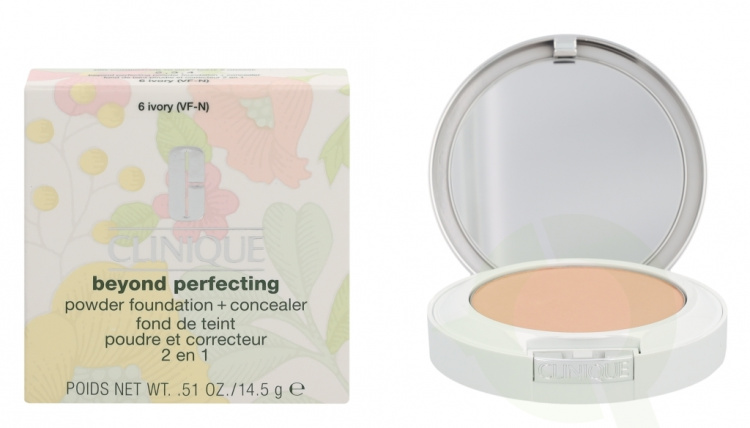 Clinique Beyond Perfecting Powder Foundation + Concealer 14,5 gr #6 Ivory