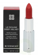 Givenchy Le Rouge Deep Velvet Lipstick 3.4 gr #37 Rouge Graine, Velvet Case, 24h Hour Wear Exceptional Glide
