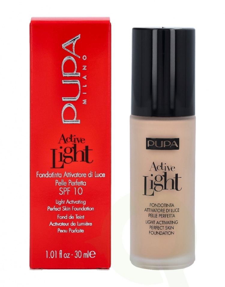 Pupa Milano Pupa Active Light Oil-Free Cream Foundation SPF10 30 ml #010 Porcelain