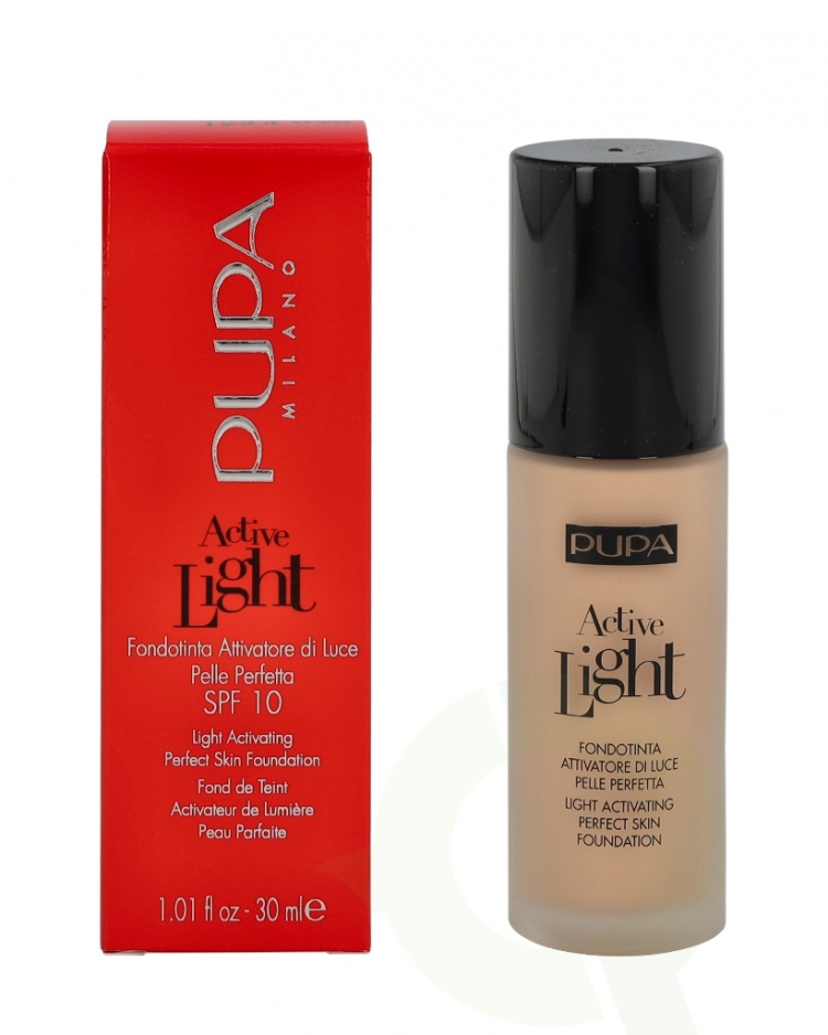 Pupa Milano Pupa Active Light Oil-Free Cream Foundation SPF10 30 ml #020 Nude