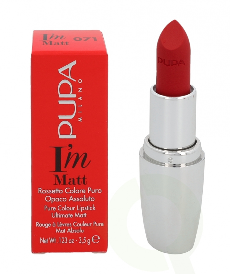 Pupa Milano Pupa I\'M Matt Lipstick 3,5 gr #071 True Red Matt