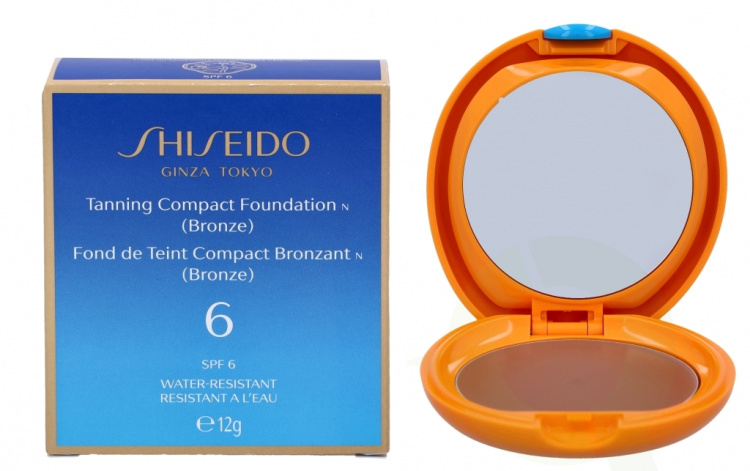 Shiseido Anti-Ag. Tanning Compact Foundation SPF6 12 gr Bronze/Water-Resistant