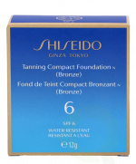 Shiseido Anti-Ag. Tanning Compact Foundation SPF6 12 gr Bronze/Water-Resistant
