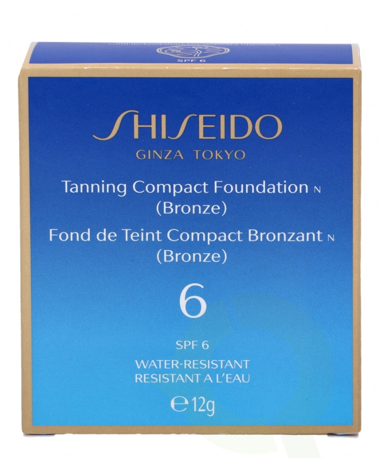 Shiseido Anti-Ag. Tanning Compact Foundation SPF6 12 gr Bronze/Water-Resistant