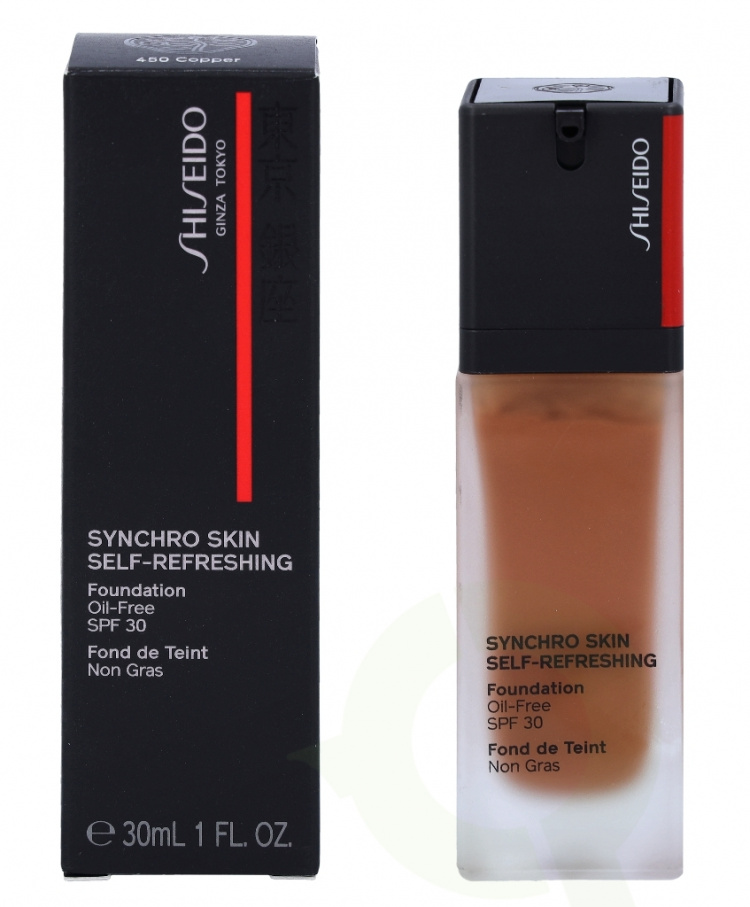 Shiseido Synchro Skin Self-Refreshing Foundation SPF30 30 ml #450 Copper