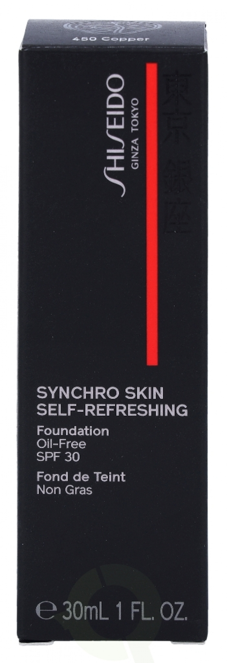 Shiseido Synchro Skin Self-Refreshing Foundation SPF30 30 ml #450 Copper