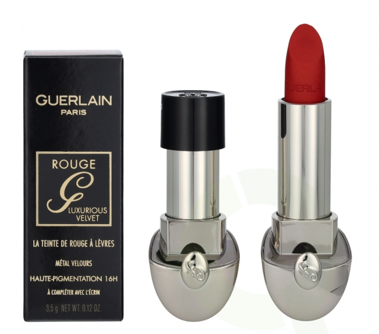 Guerlain Rouge G Luxurious Velvet 16H Metal Lipstick 3.5 gr #214