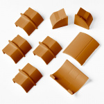 D-LINE Adapter Kit 22x22mm Eikfarget