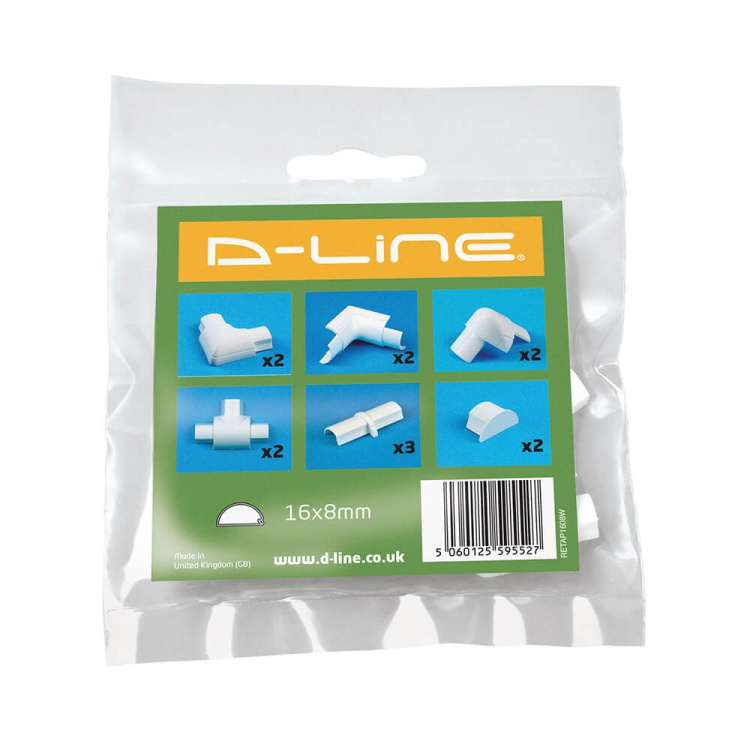 D-LINE Adapter Kit 16x8mm Hvit