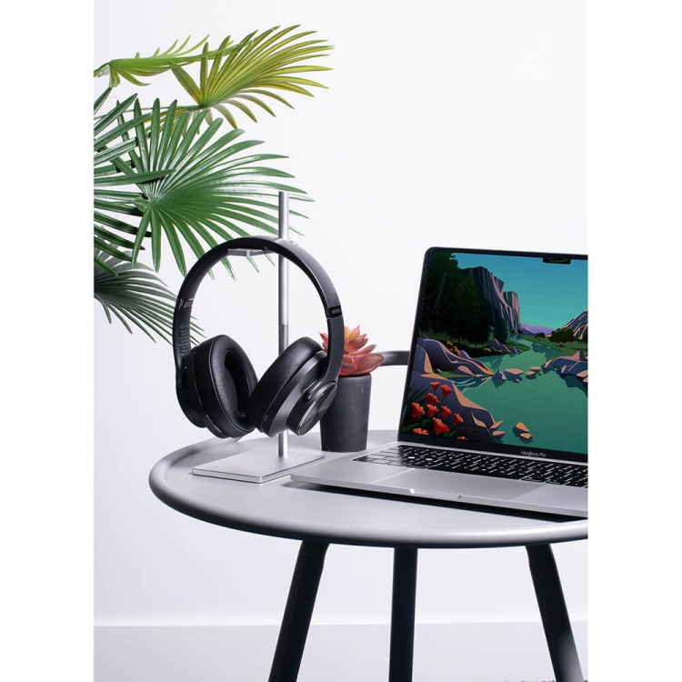 Desire2 Bordstativ for Hodetelefoner Aluminium Sølv Desire2 Bordstativ for Hodetelefoner Aluminium Sølv