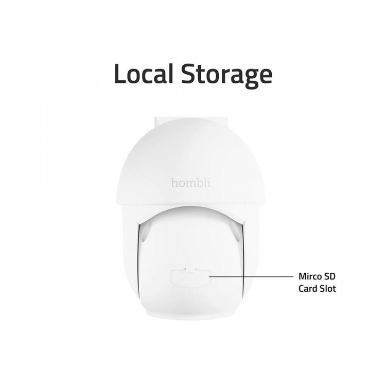 Hombli Smart Pan & Tilt-Kamera Hvit